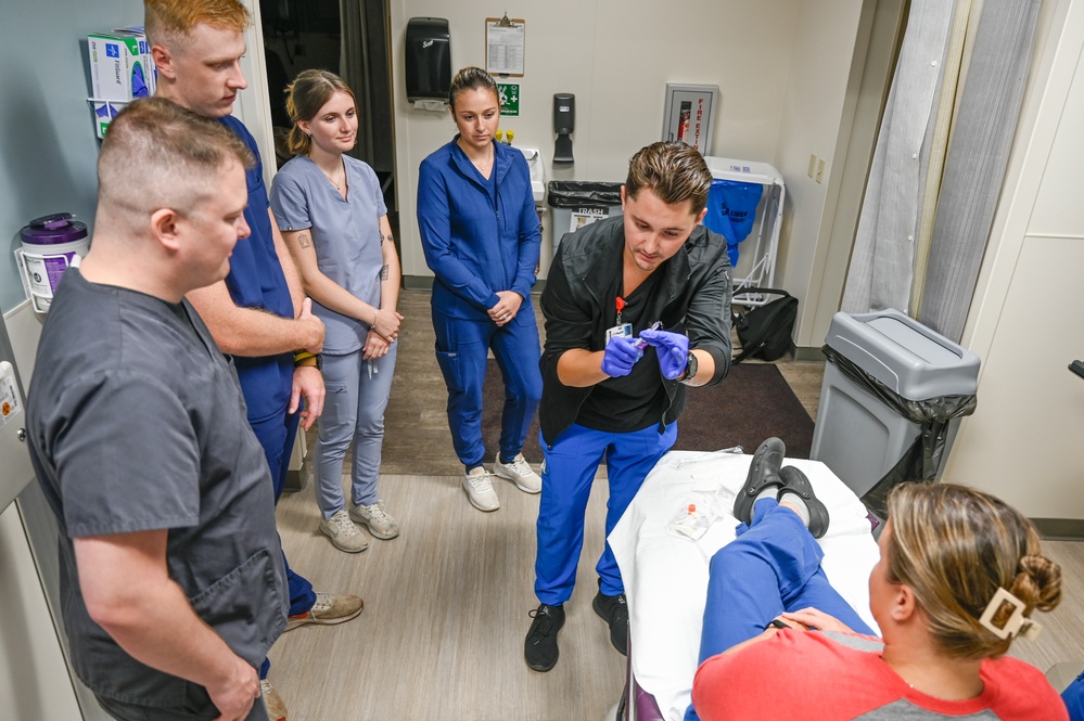 115th Fighter Wing partners with UW Health for medical Airmen training