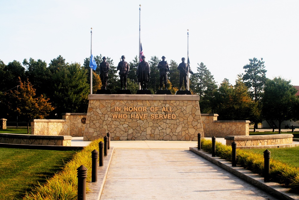 September 2025 views of historic Commemorative Area at Fort McCoy