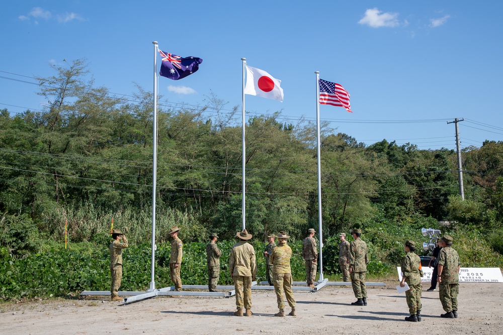 OS25 Flag Lowering Ceremony
