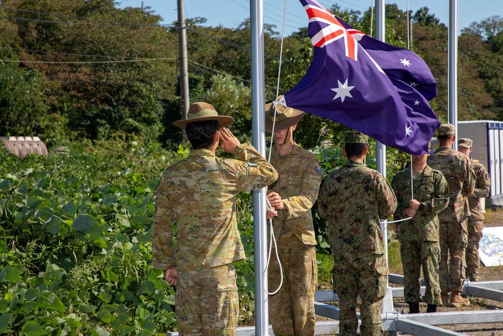 OS25 Flag Lowering Ceremony