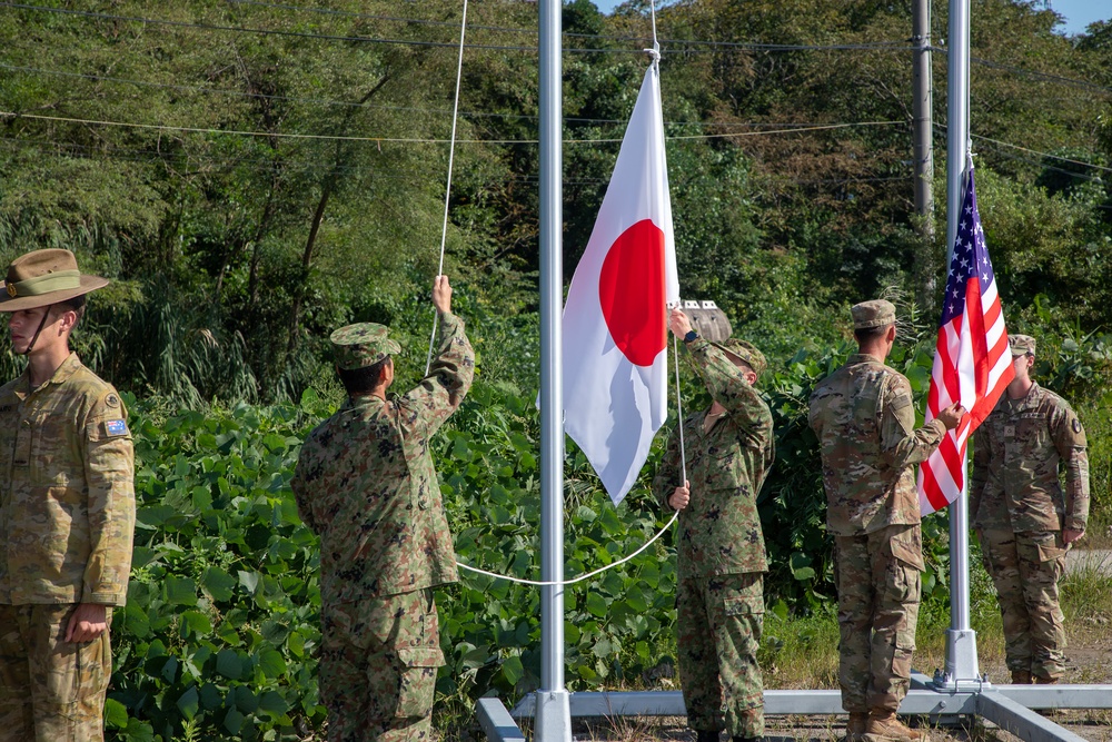 OS25 Flag Lowering Ceremony