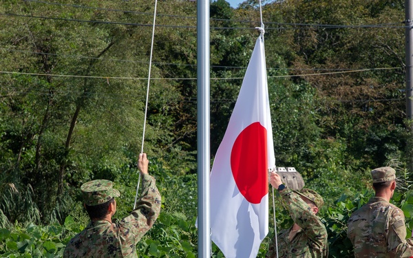 OS25 Flag Lowering Ceremony