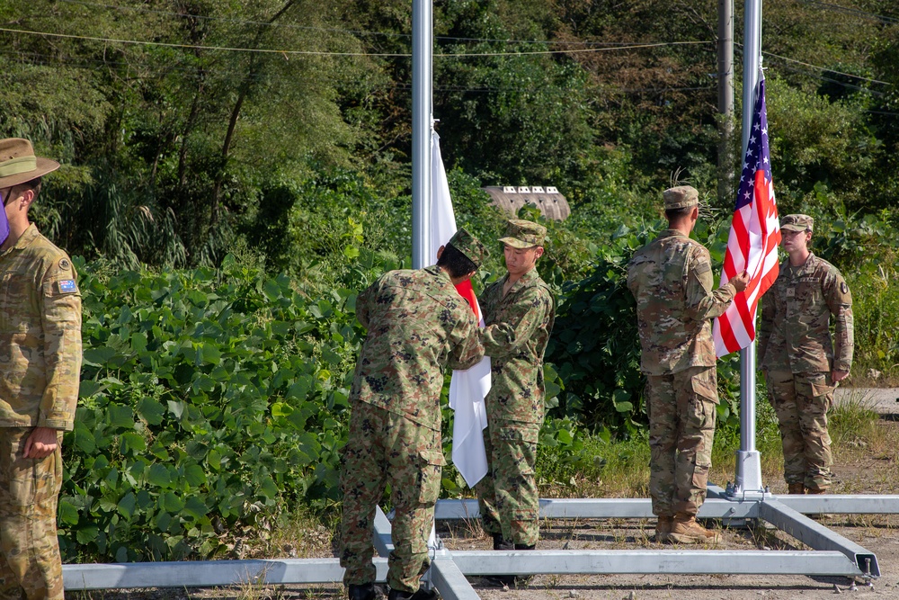 OS25 Flag Lowering Ceremony
