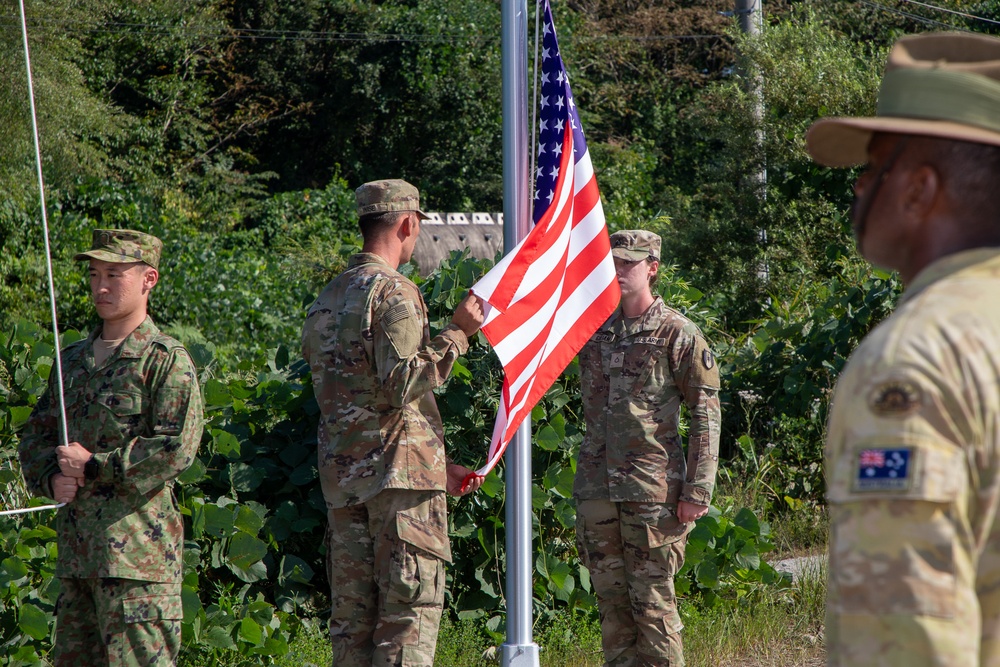 OS25 Flag Lowering Ceremony