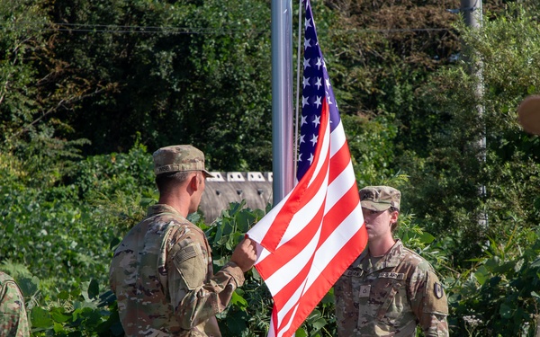 OS25 Flag Lowering Ceremony