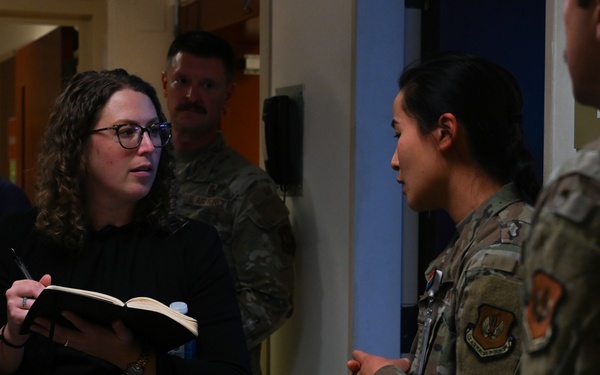 STAFFDEL Katie Magnus and Andy Scott visit Incirlik