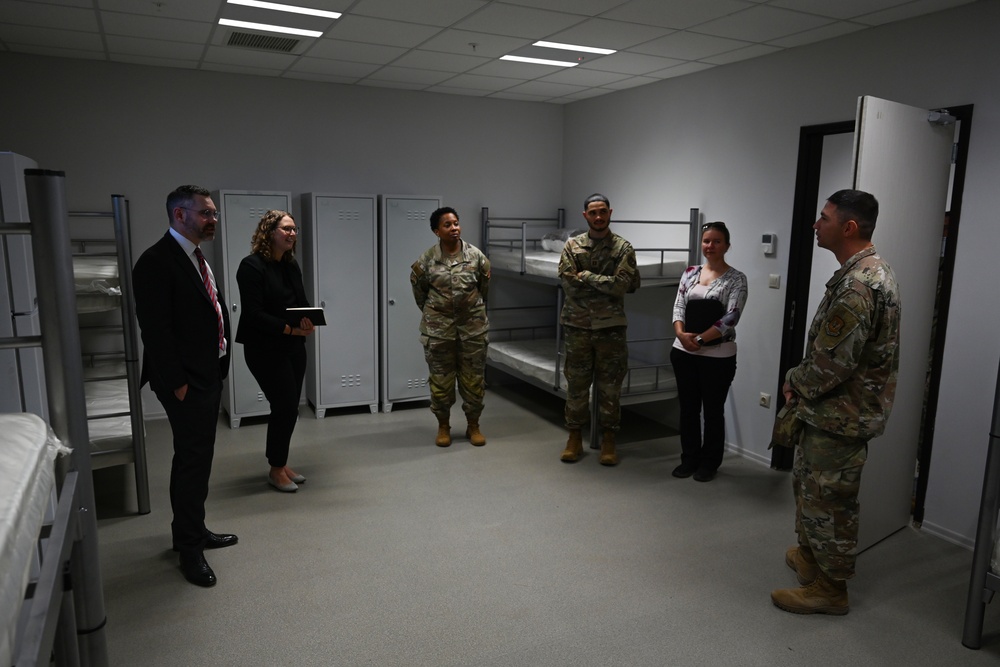 STAFFDEL Katie Magnus and Andy Scott visit Incirlik