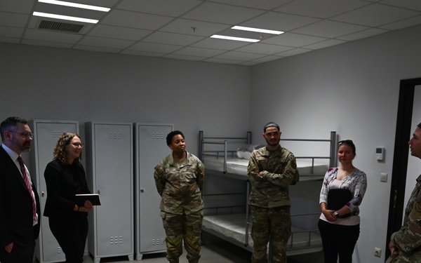 STAFFDEL Katie Magnus and Andy Scott visit Incirlik