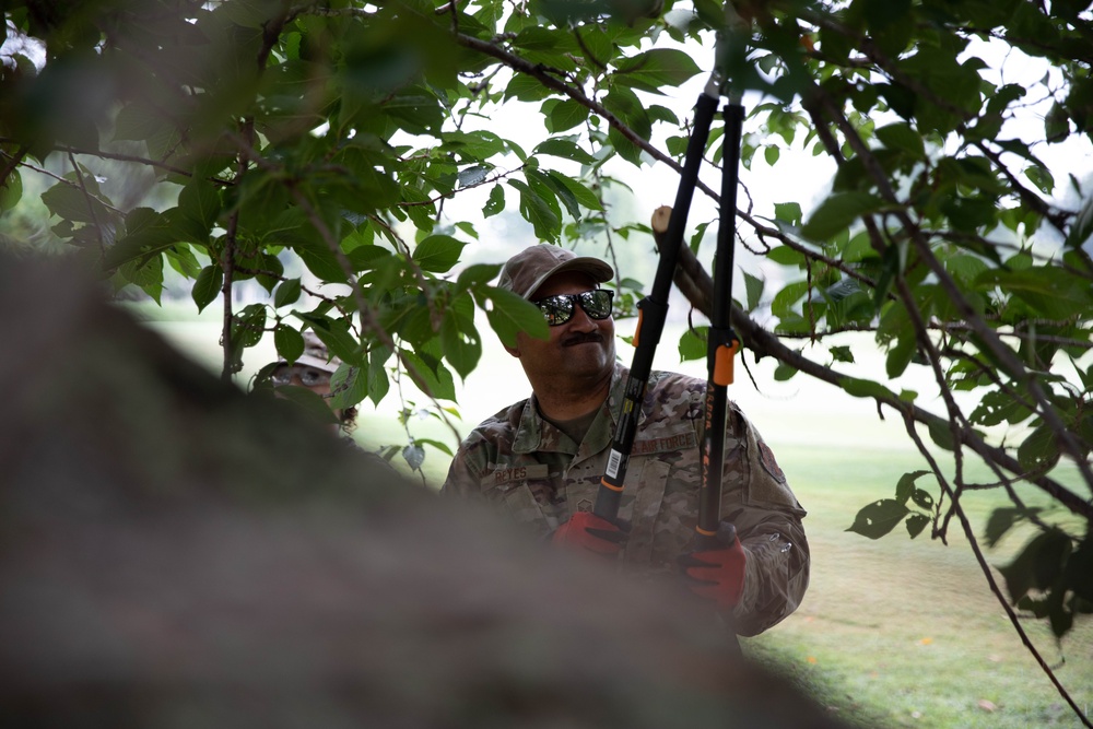 JTF - Beautification provides arboreal service at Hains Point