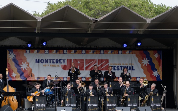 Navy Band Commodores perform at the Monterey Jazz Festival