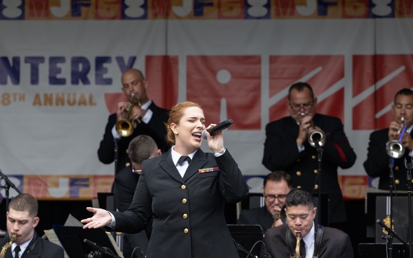 Navy Band Commodores perform at the Monterey Jazz Festival