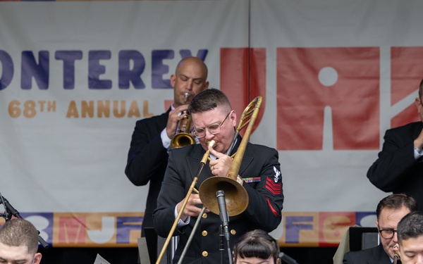 Navy Band Commodores perform at the Monterey Jazz Festival