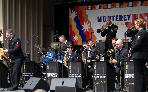 Navy Band Commodores perform at the Monterey Jazz Festival