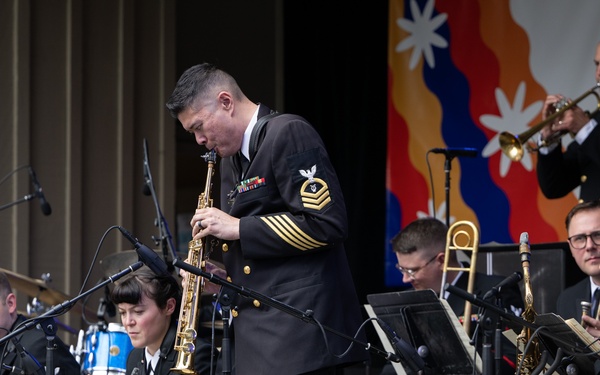 Navy Band Commodores perform at the Monterey Jazz Festival