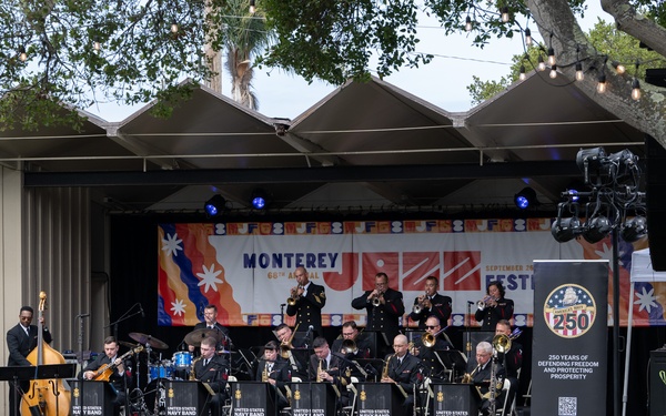 Navy Band Commodores perform at the Monterey Jazz Festival