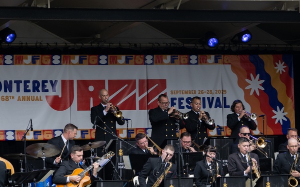 Navy Band Commodores perform at Monterey Jazz Festival