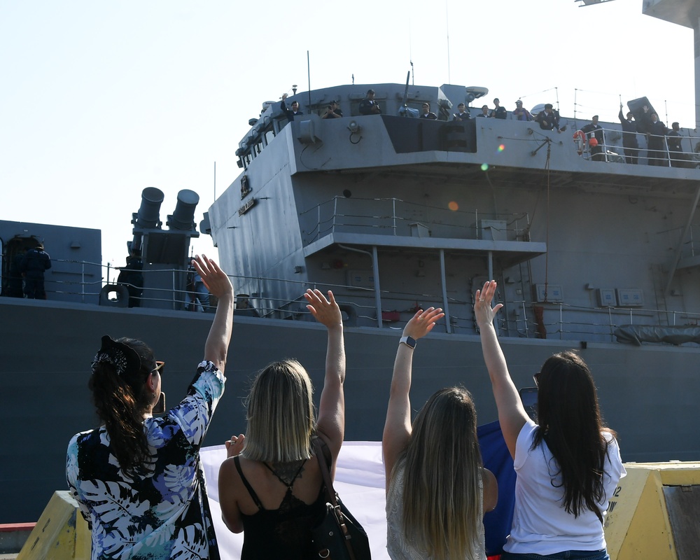 Ships depart Naval Station Mayport for UNITAS 2025