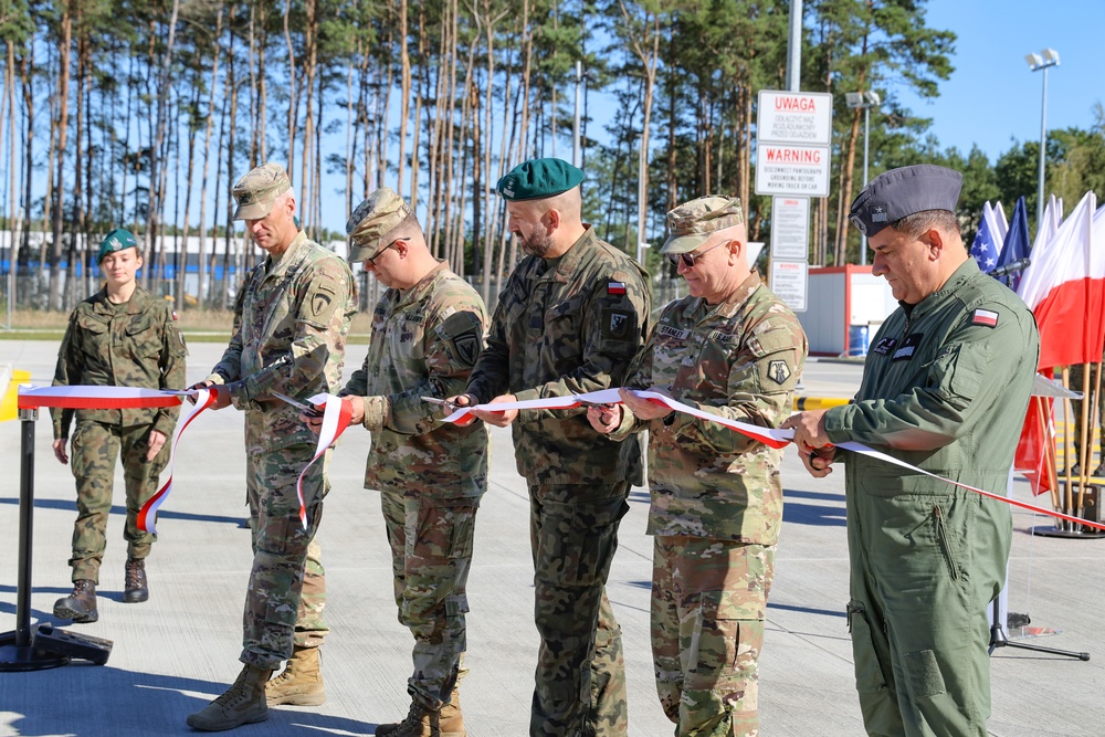 FUEL FACILITY RIBBON CUTTING – POWIDZ, POLAND
