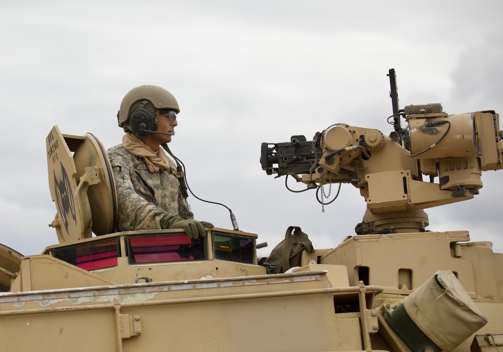 1st ABCT, 1st Infantry Division, M1A2 Abrams Conduct Table IV Gunnery at Novo Selo Training Area