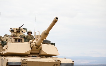 1st ABCT, 1st Infantry Division, M1A2 Abrams Conduct Table IV Gunnery at Novo Selo Training Area
