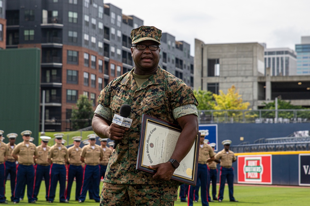 Recruiting Station Nashville Change of Command Ceremony