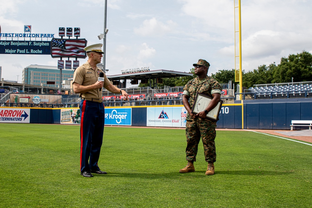 Recruiting Station Nashville Change of Command Ceremony