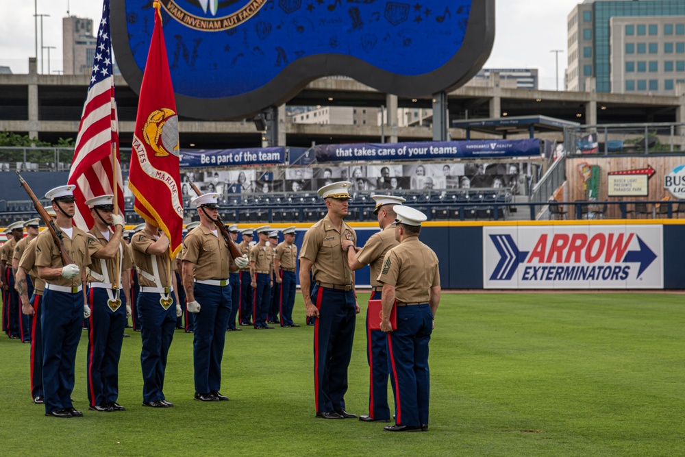 Recruiting Station Nashville Change of Command Ceremony
