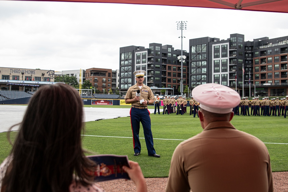 Recruiting Station Nashville Change of Command Ceremony