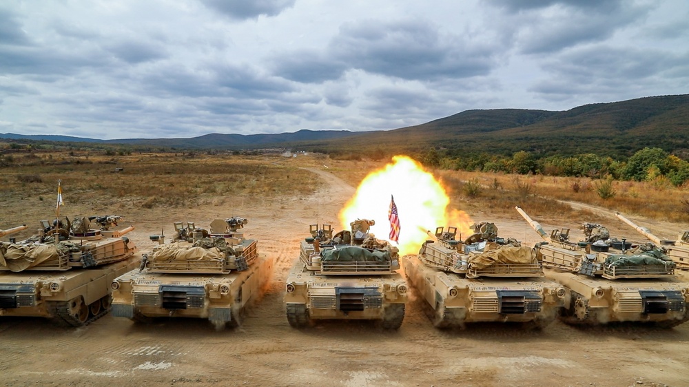 1st ABCT, 1st Infantry Division Conducts M1A2 Abrams LFAST in Bulgaria