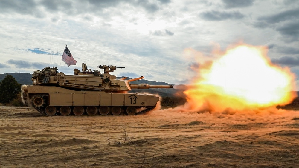 1st ABCT, 1st Infantry Division Conducts M1A2 Abrams LFAST in Bulgaria