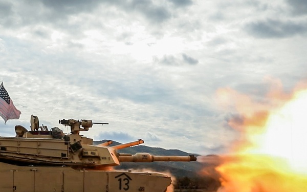 1st ABCT, 1st Infantry Division Conducts M1A2 Abrams LFAST in Bulgaria