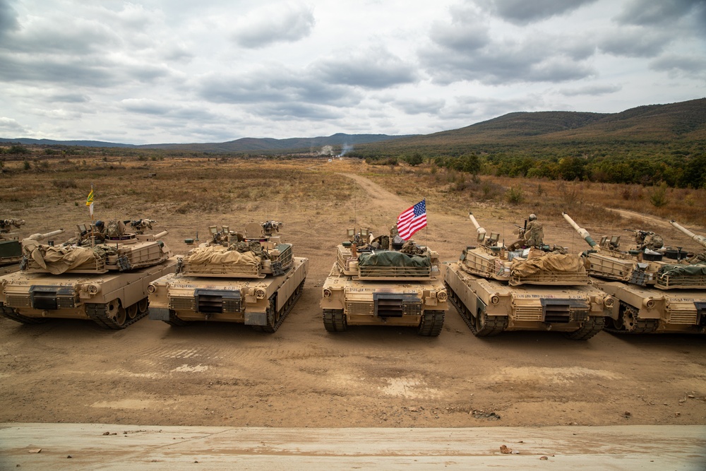 1st ABCT, 1st Infantry Division Conducts M1A2 Abrams LFAST in Bulgaria
