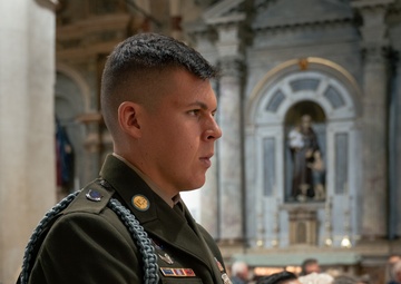 173rd Airborne Brigade Joins Italian State Police to Honor St. Michael’s Day in Vicenza