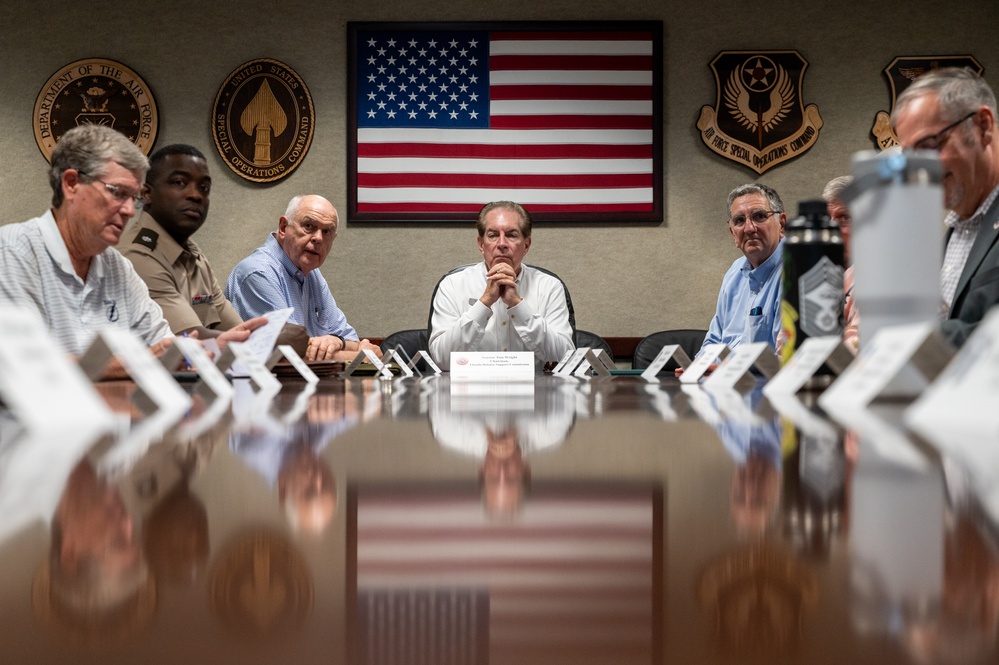 Florida Defense Support Commission tours Hurlburt Field