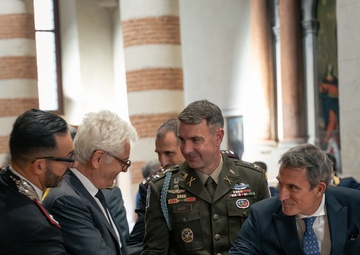 173rd Airborne Brigade Joins Italian State Police to Honor St. Michael’s Day in Vicenza