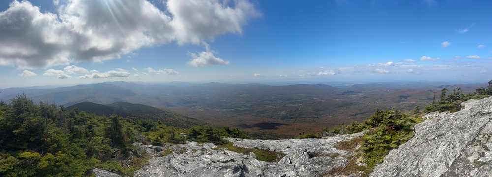 Fall hike to the top of Mount Abraham