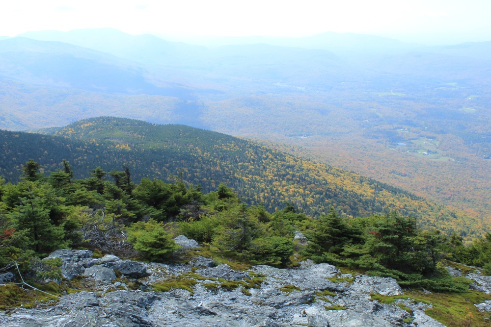 Fall hike to the top of Mount Abraham