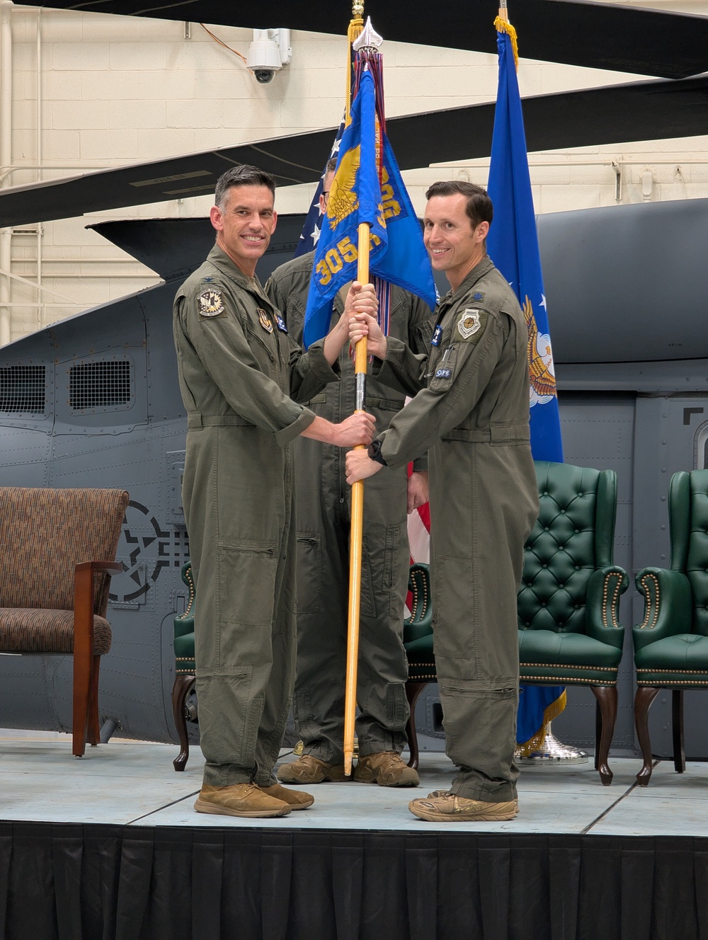 305th Rescue Squadron holds change of command ceremony