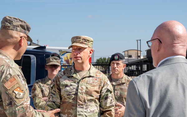 Steadfast Line hosts distinguished visitors from Air Force Special Operations Command