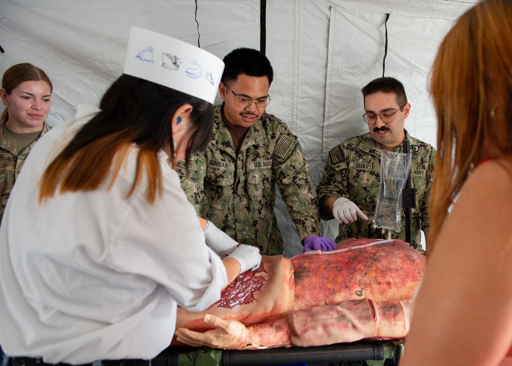 NMRTC San Diego STEM team exhibits Navy Medicine expeditionary capabilities at America's Air Show 2025