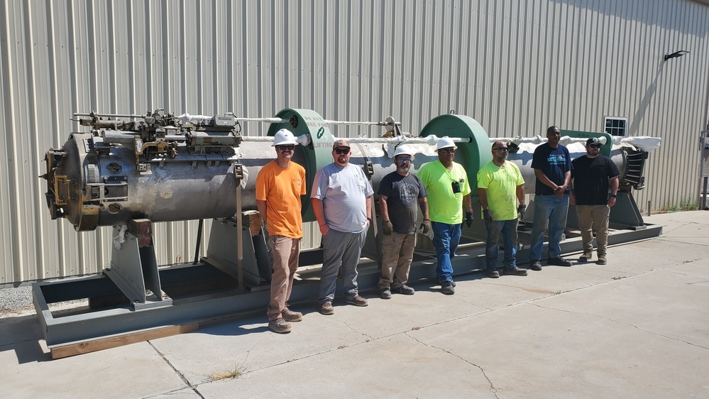 NUWC Division, Keyport donates mock torpedo launch tube to Hawthorne Ordnance Museum