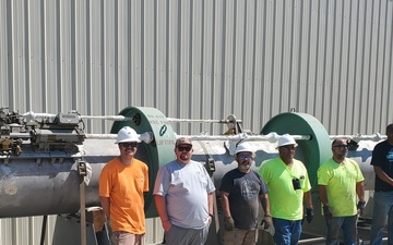 NUWC Division, Keyport donates mock torpedo launch tube to Hawthorne Ordnance Museum