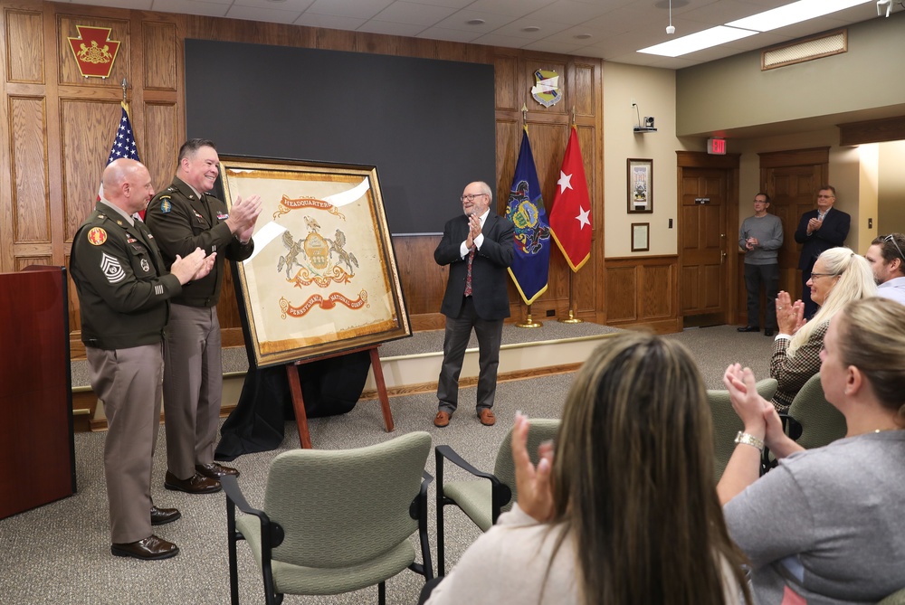 Historic Pa. National Guard flag returns to Fort Indiantown Gap