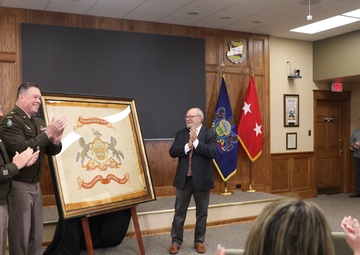 Historic Pa. National Guard flag returns to Fort Indiantown Gap