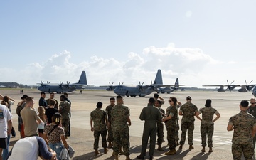 Marines with VMGR-252 deployed from MCAS Cherry Point