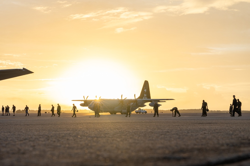 Marines with VMGR-252 deployed from MCAS Cherry Point