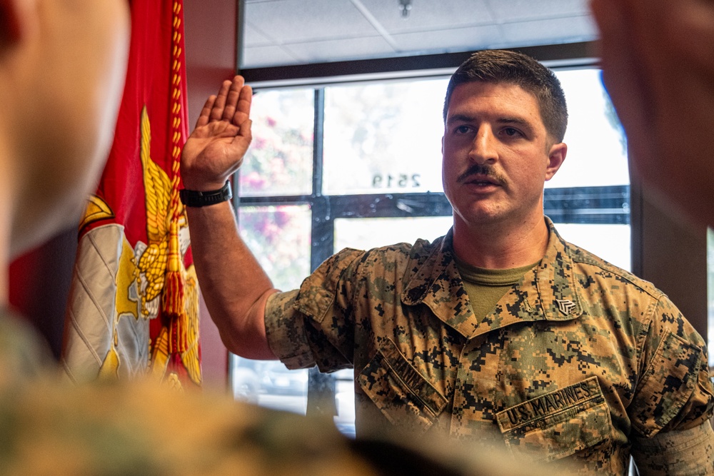 Prior Service Reenlistment Ceremony