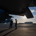 After dark: nighttime air refueling with the E-3 Sentry