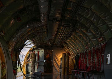 After dark: nighttime air refueling with the E-3 Sentry