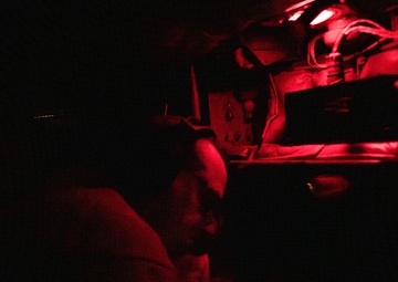 After dark: nighttime air refueling with the E-3 Sentry
